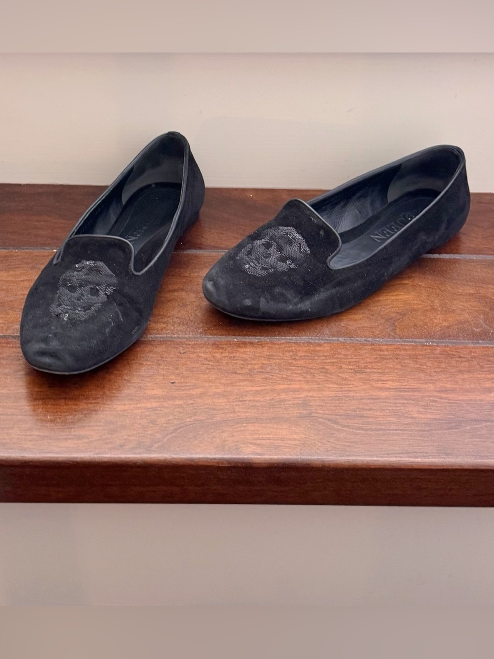 Alexander McQueen Skull Suede Loafers
